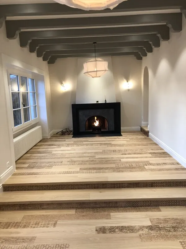 Cheminée foyer ouvert_sur mesure_Satigny