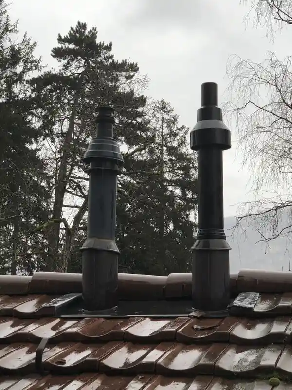 Conduit de chaudière_sortie en toiture_Carouge