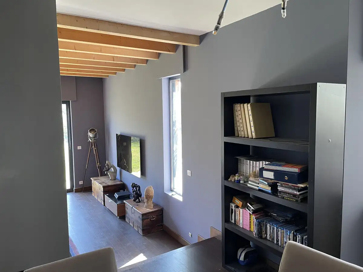 Peinture murs salon_Villa
